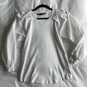 Veronica Beard Puff Sleeve Top